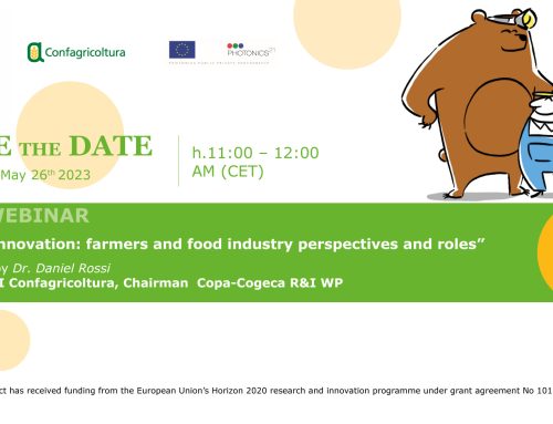 h-ALO Third Webinar “Agrifood innovation: farmers and food industry perspectives and roles”